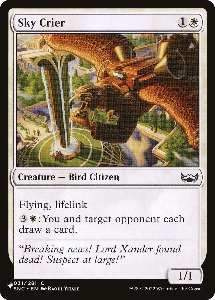 Image of Sky Crier [The List]