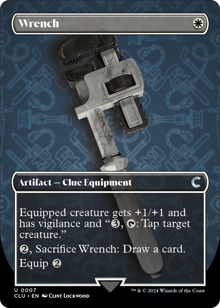 Image of Wrench (Borderless) [Ravnica: Clue Edition]