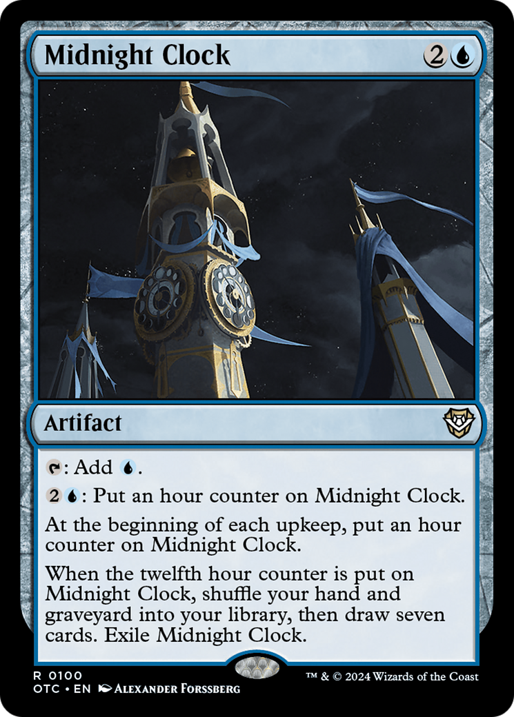 Image of Midnight Clock [Outlaws of Thunder Junction Commander]