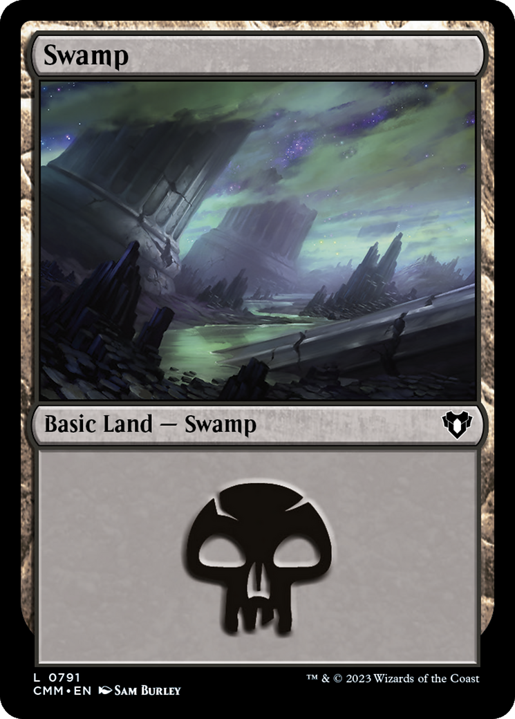 Image of Swamp (791) [Commander Masters]
