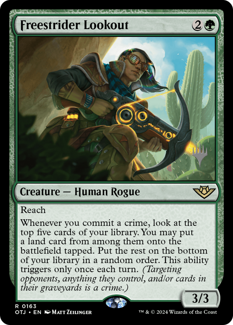 Image of Freestrider Lookout (Promo Pack) [Outlaws of Thunder Junction Promos]