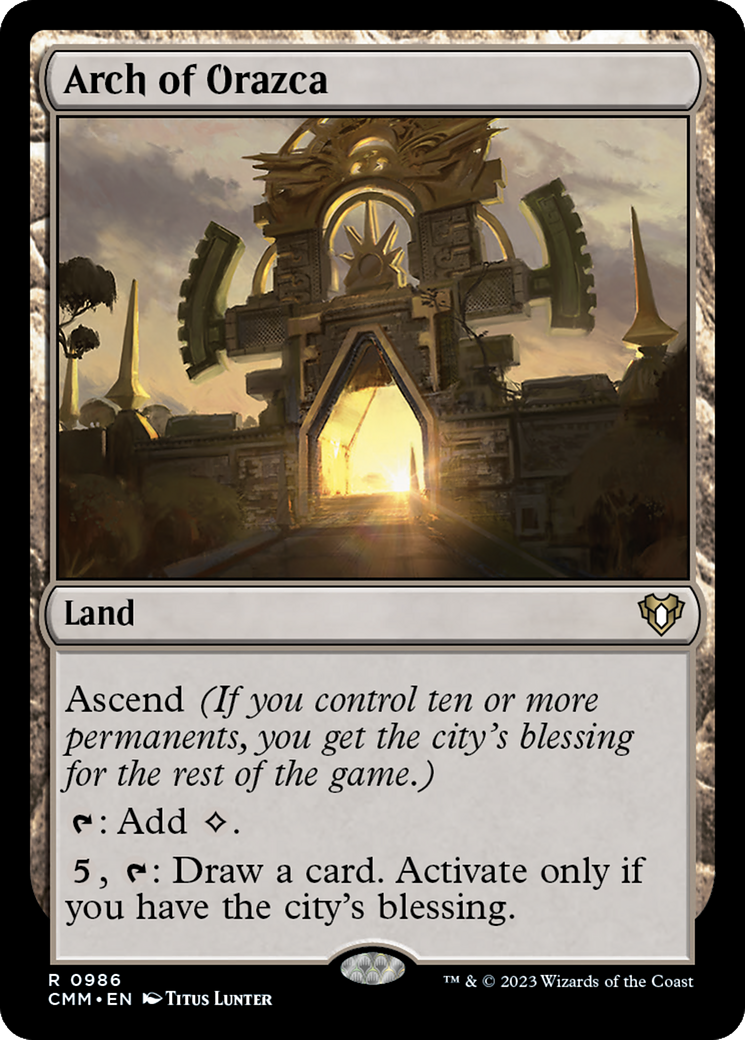 Image of Arch of Orazca [Commander Masters]
