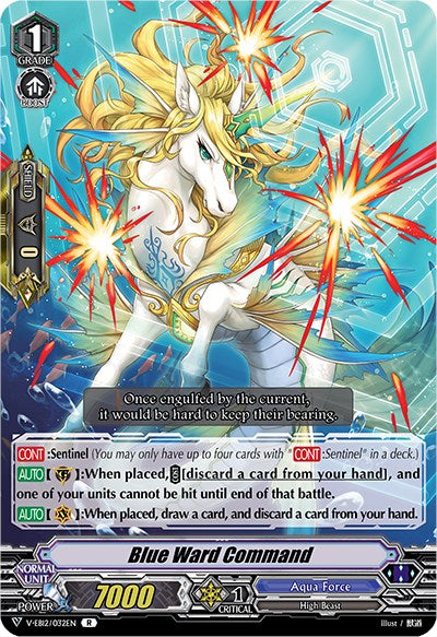 Image of Blue Ward Command (V-EB12/032EN) [Team Dragon's Vanity]