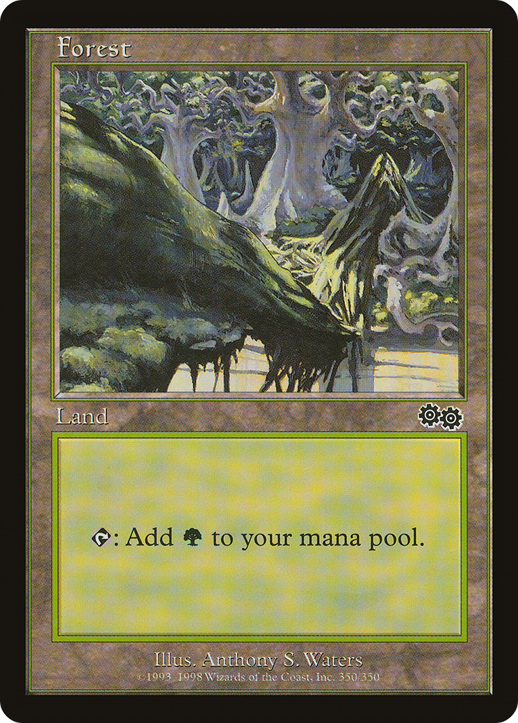 Image of Forest (350) [Urza's Saga]