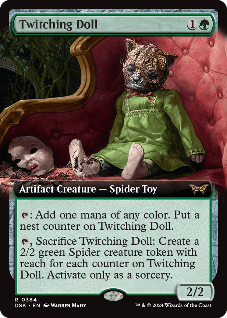 Image of Twitching Doll (Extended Art) [Duskmourn: House of Horror]