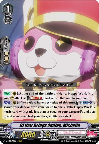 Image of DJ that Brings Smiles, Michelle (V-TB01/010EN) [BanG Dream! FILM LIVE]