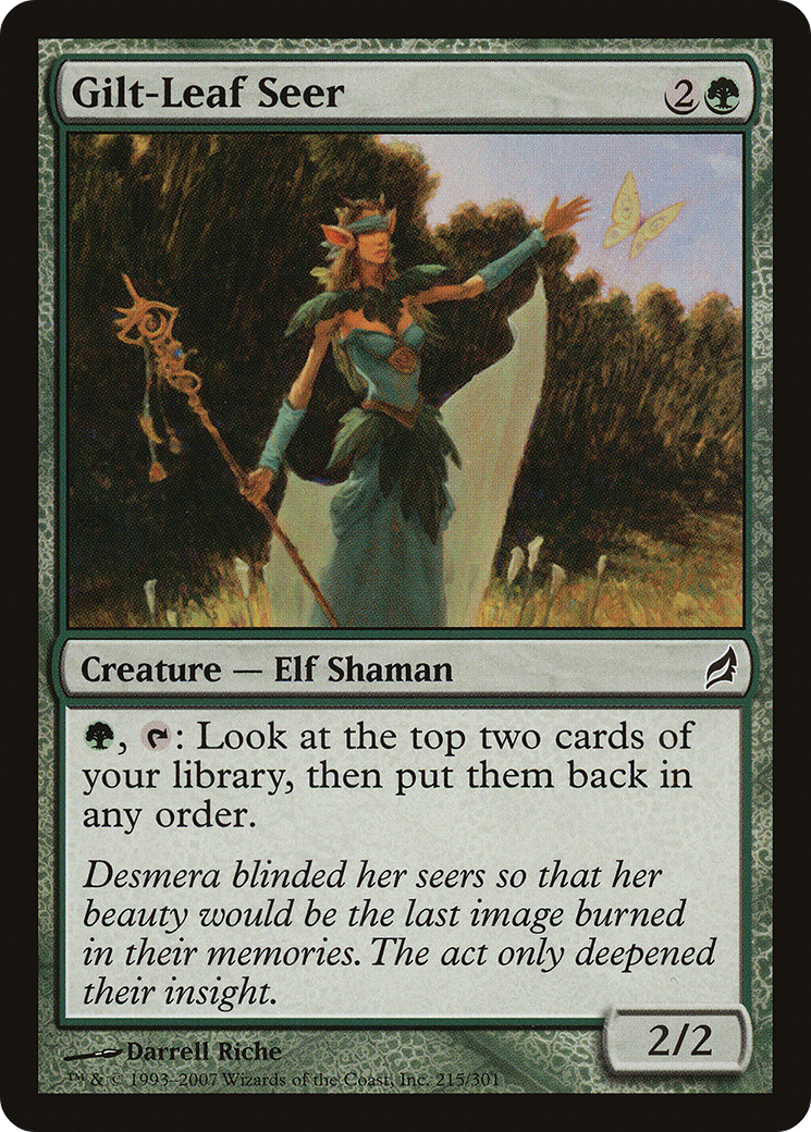 Image of Gilt-Leaf Seer [Lorwyn]