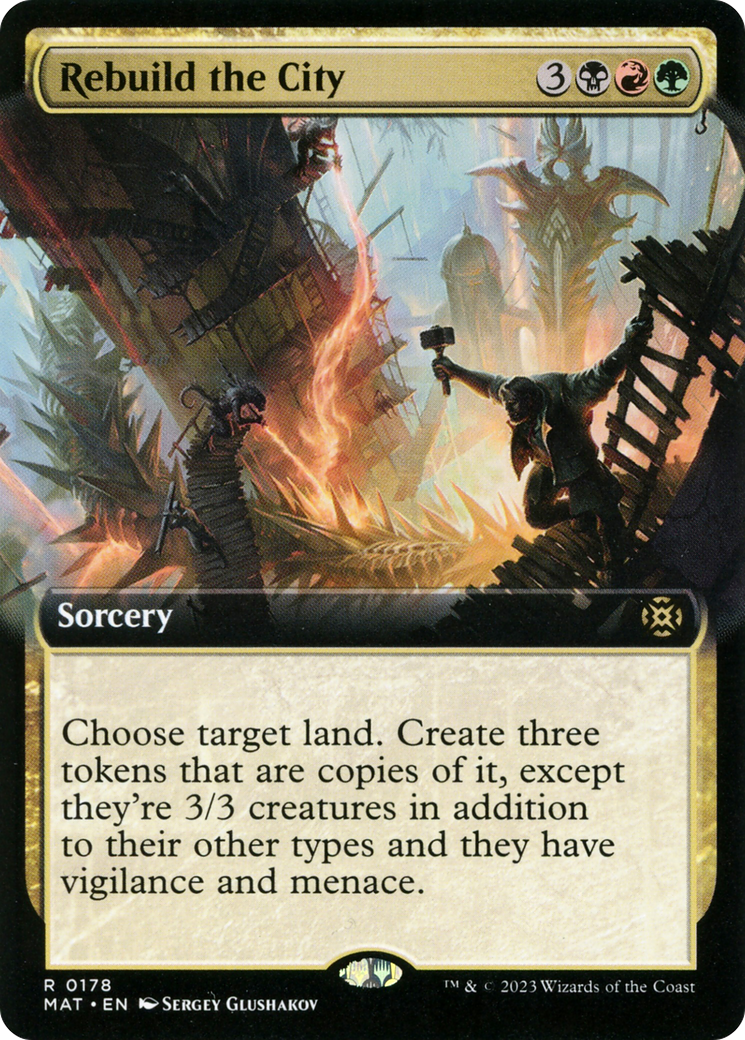 Image of Rebuild the City (Extended Art) [March of the Machine: The Aftermath]