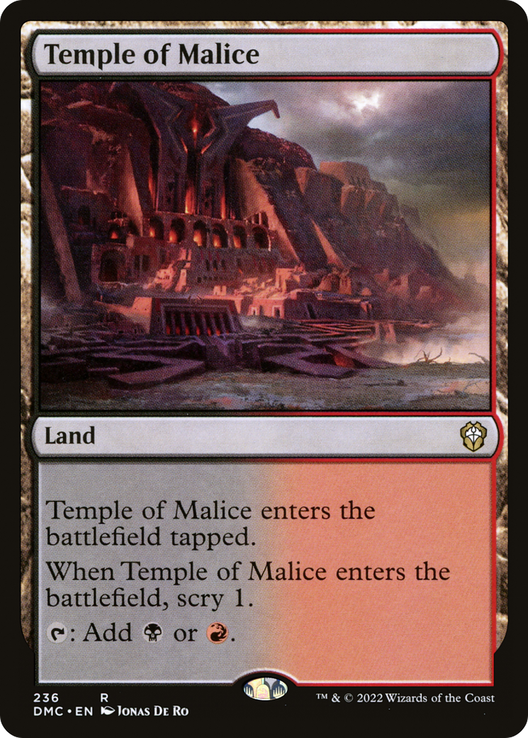 Image of Temple of Malice [Dominaria United Commander]