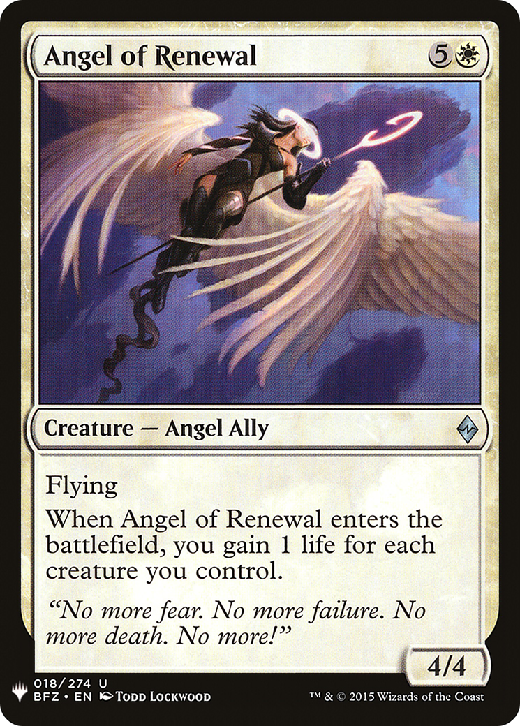 Image of Angel of Renewal [Mystery Booster]