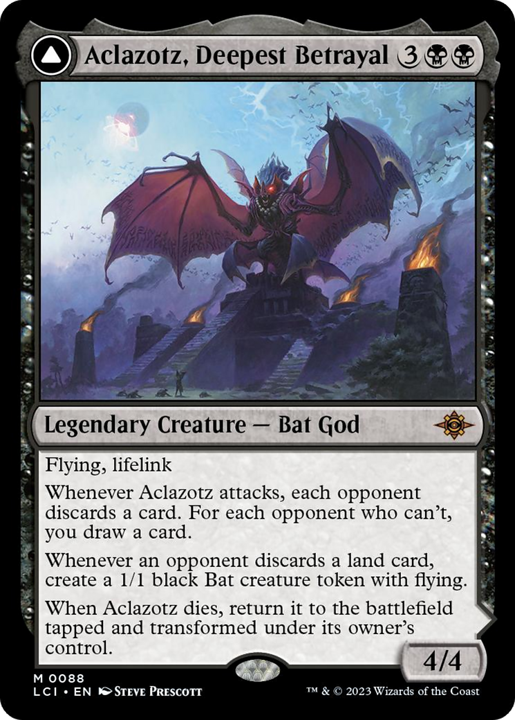 Image of Aclazotz, Deepest Betrayal // Temple of the Dead [The Lost Caverns of Ixalan]