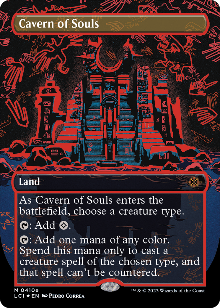 Image of Cavern of Souls (0410e) (Borderless) [The Lost Caverns of Ixalan]