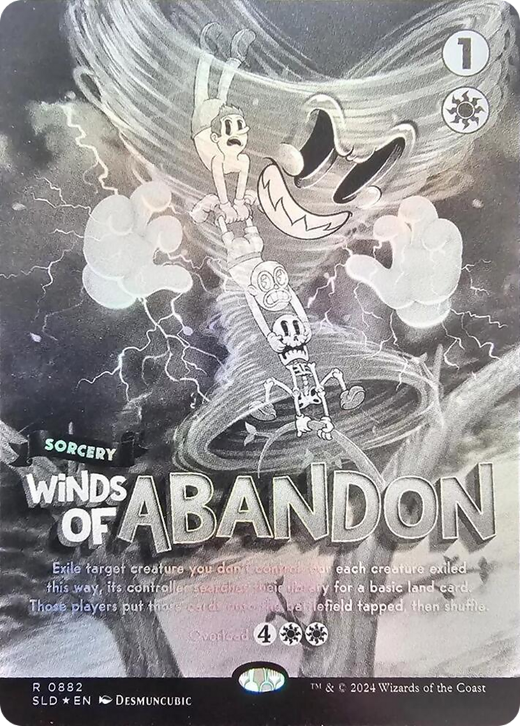 Image of Winds of Abandon (Black & White Foil) [Secret Lair Drop Series]