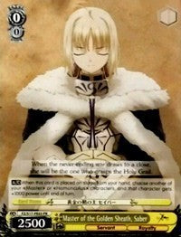 Image of Master of the Golden Sheath, Saber (FZ/S17-PE03 PR) (Promo) [Fate/Zero]