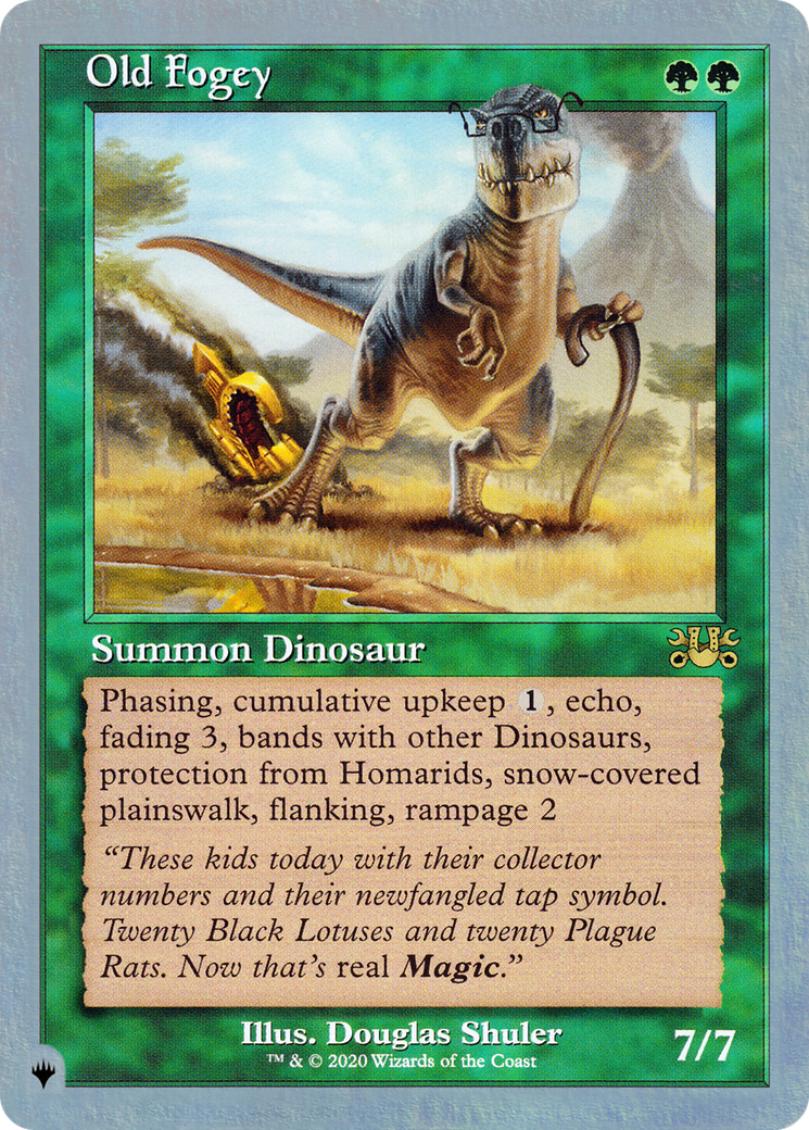 Image of Old Fogey (Unfinity Foil Edition) [The List]