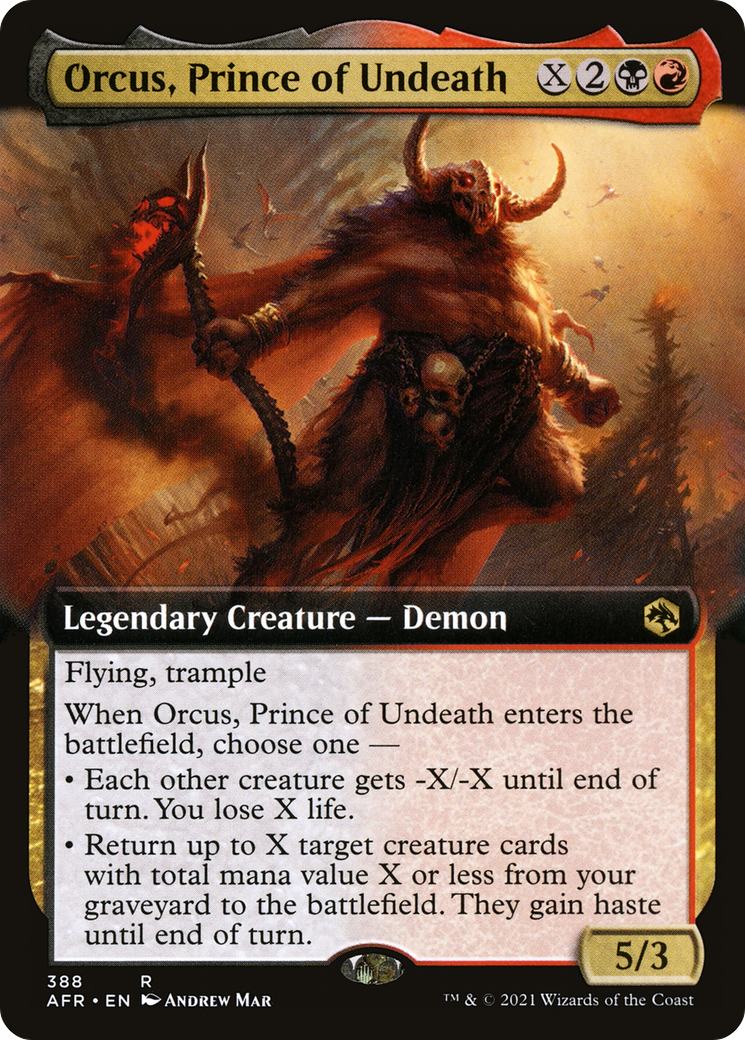 Image of Orcus, Prince of Undeath (Extended Art) [Dungeons & Dragons: Adventures in the Forgotten Realms]