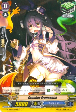 Image of Crusher Francesca (G-CHB03/058EN) [Rummy Labyrinth Under the Moonlight]