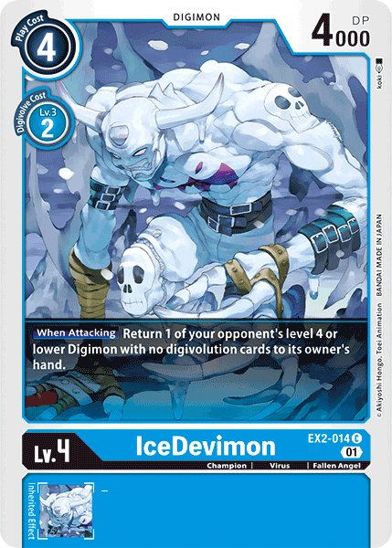 Image of IceDevimon [EX2-014] [Digital Hazard]