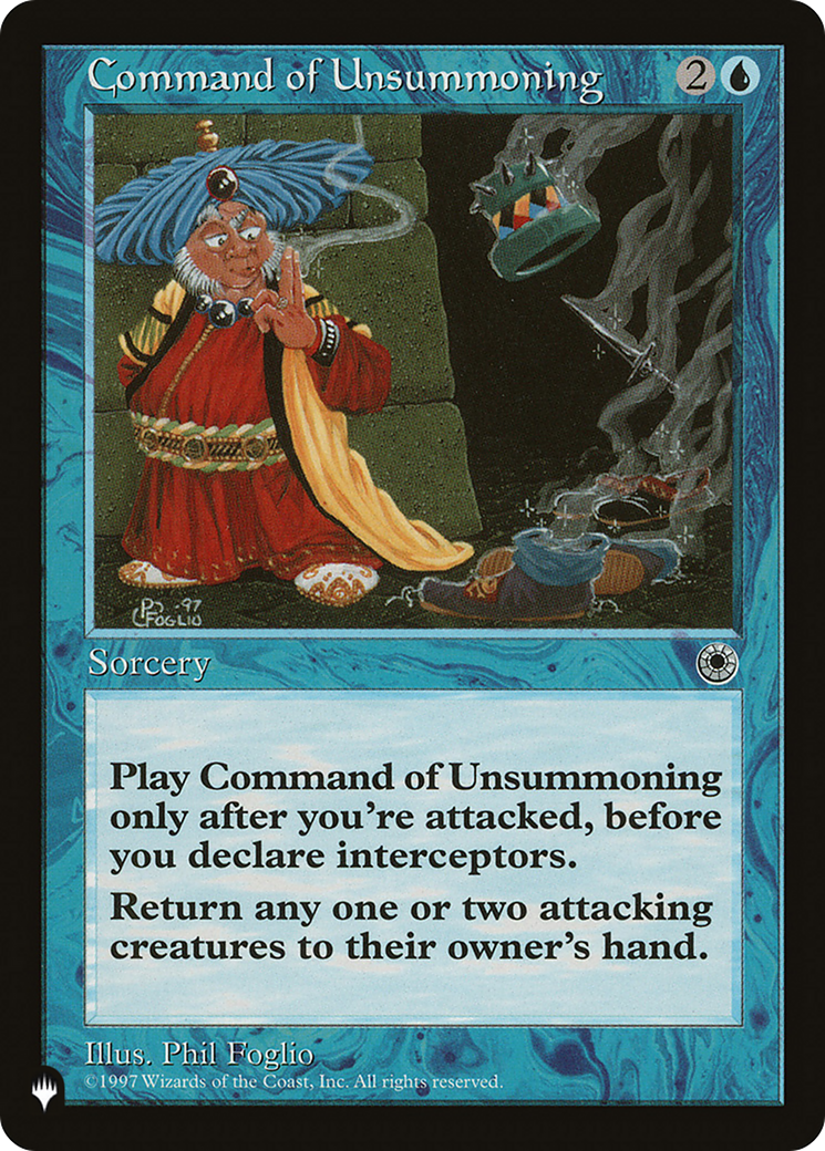 Image of Command of Unsummoning [The List]