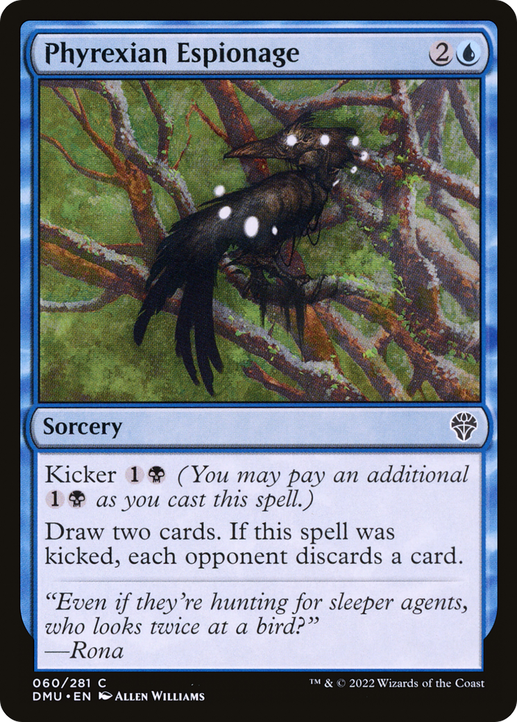 Image of Phyrexian Espionage [Dominaria United]