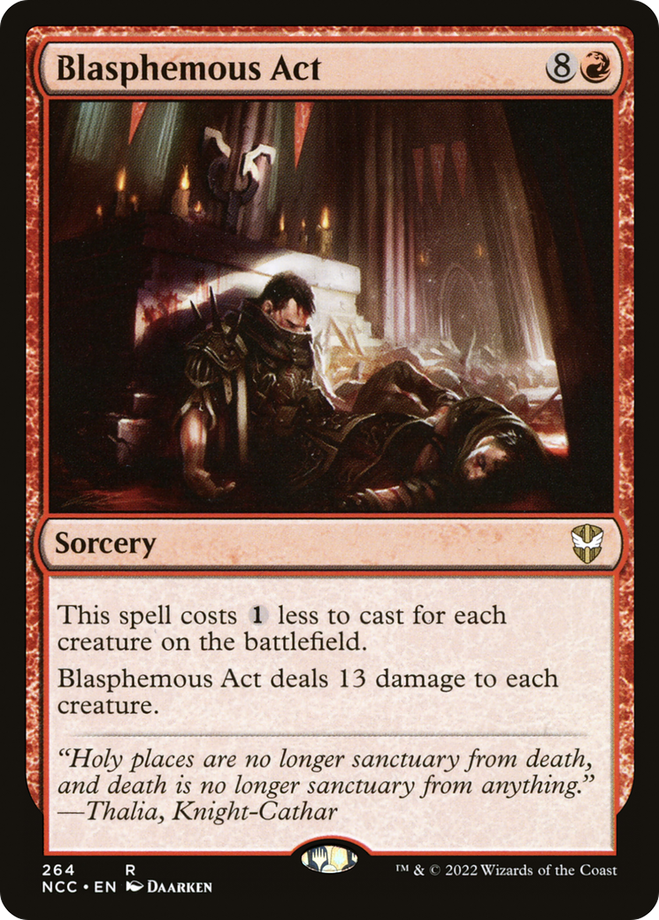 Image of Blasphemous Act [Streets of New Capenna Commander]