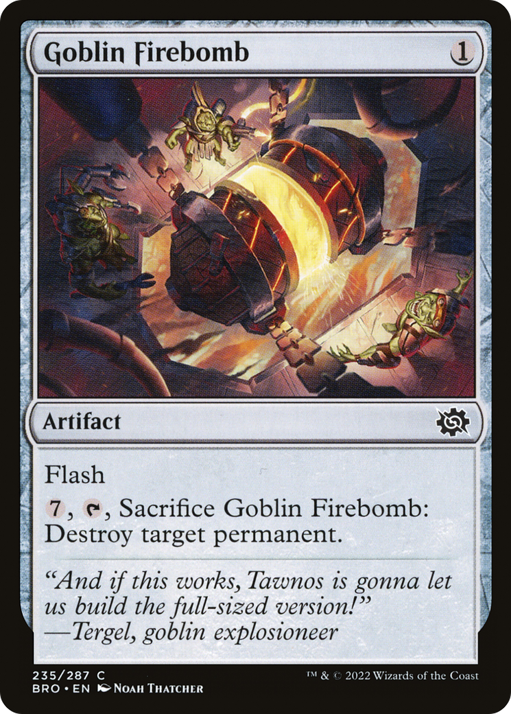 Image of Goblin Firebomb [The Brothers' War]
