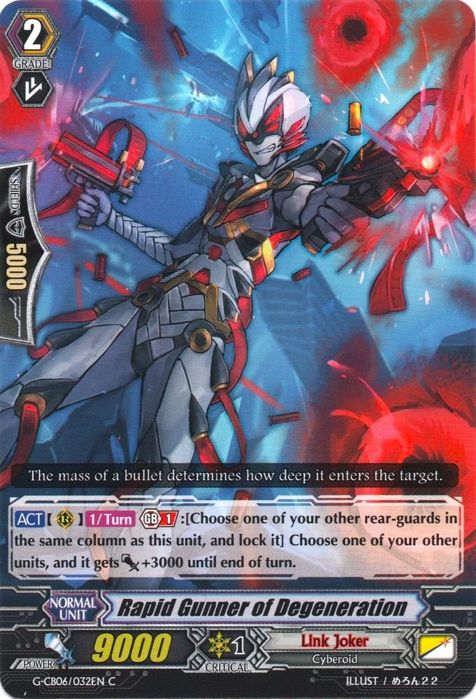 Image of Rapid Gunner of Degeneration (G-CB06/032EN) [Rondeau of Chaos and Salvation]