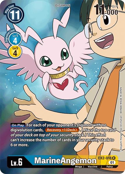 Image of MarineAngemon [EX2-018] (Alternate Art) [Digital Hazard]