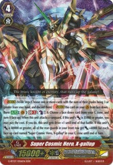 Image of Super Cosmic Hero, X-gallop (G-BT07/006EN) [Glorious Bravery of Radiant Sword]