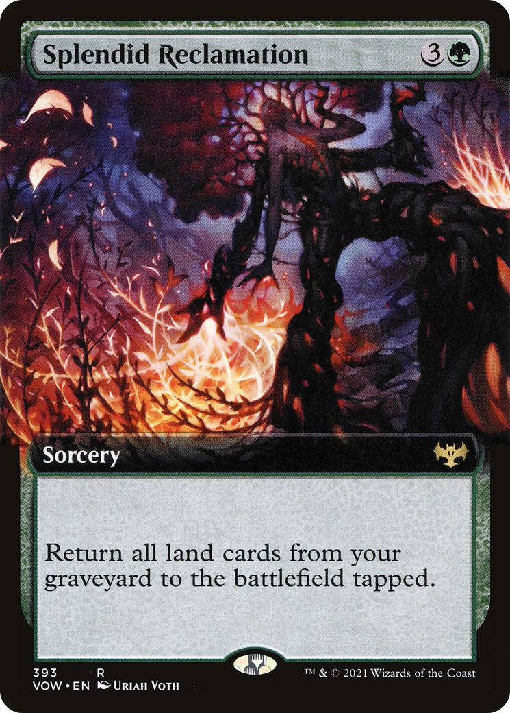 Image of Splendid Reclamation (Extended Art) [Innistrad: Crimson Vow]