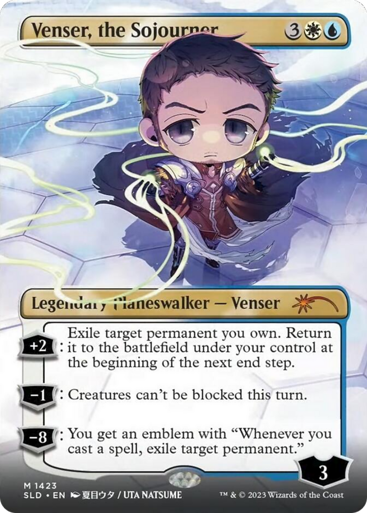 Image of Venser, the Sojourner (Rainbow Foil) [Secret Lair Drop Series]