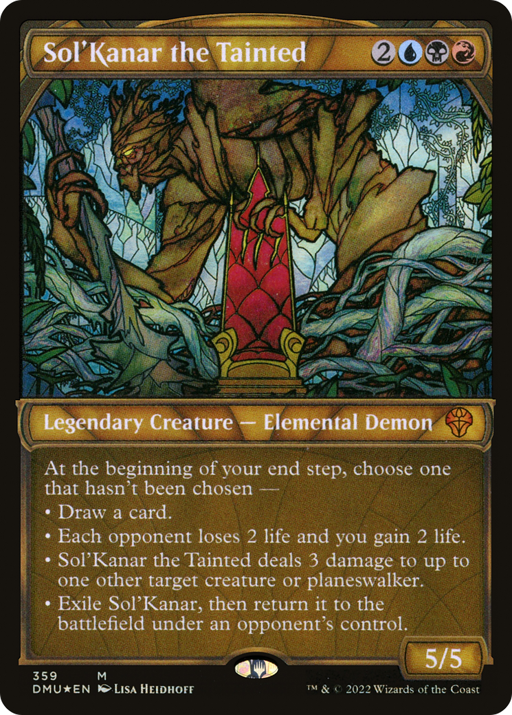 Image of Sol'Kanar the Tainted (Showcase Textured) [Dominaria United]