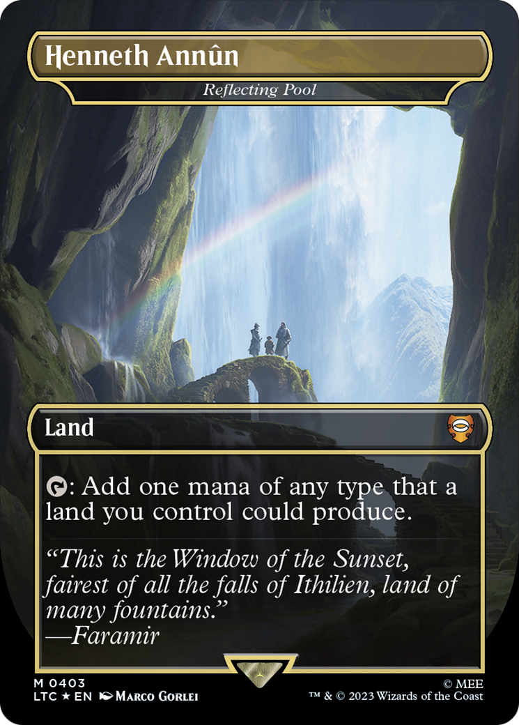Image of Henneth Annun - Reflecting Pool (Surge Foil Realms and Relics) [The Lord of the Rings: Tales of Middle-Earth Commander]
