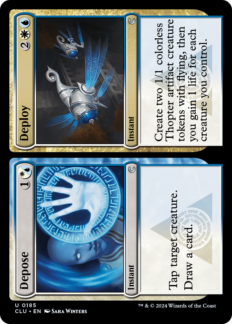 Image of Depose // Deploy [Ravnica: Clue Edition]