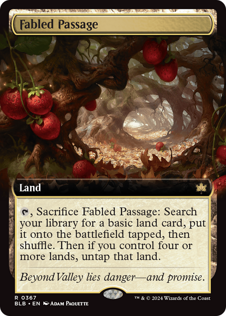 Image of Fabled Passage (Extended Art) [Bloomburrow]