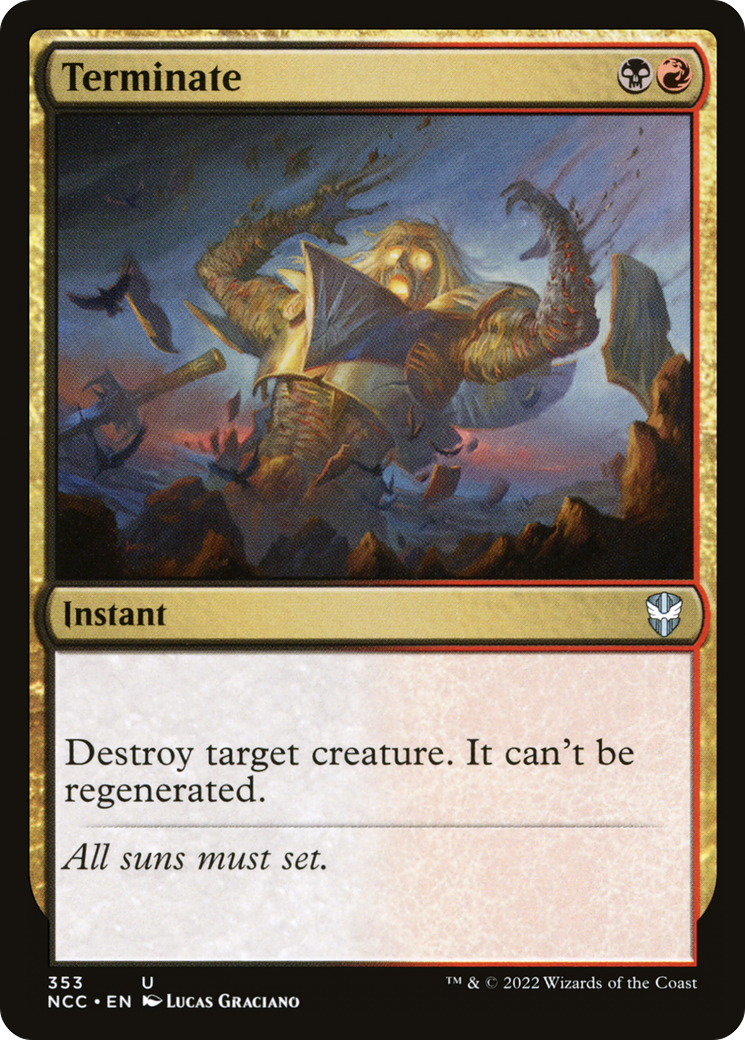 Image of Terminate [Streets of New Capenna Commander]
