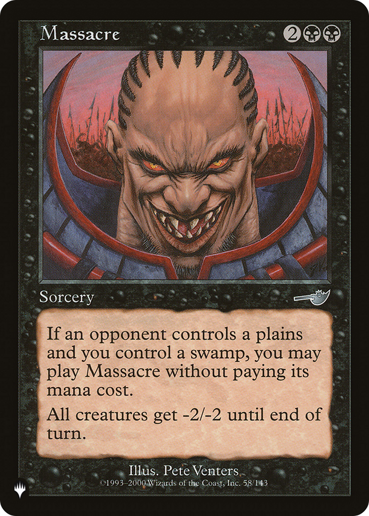 Image of Massacre [The List]
