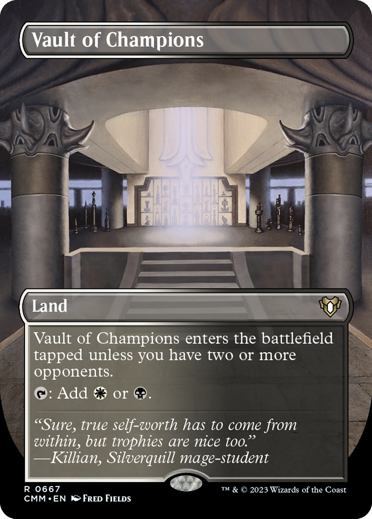 Image of Vault of Champions (Borderless Alternate Art) [Commander Masters]