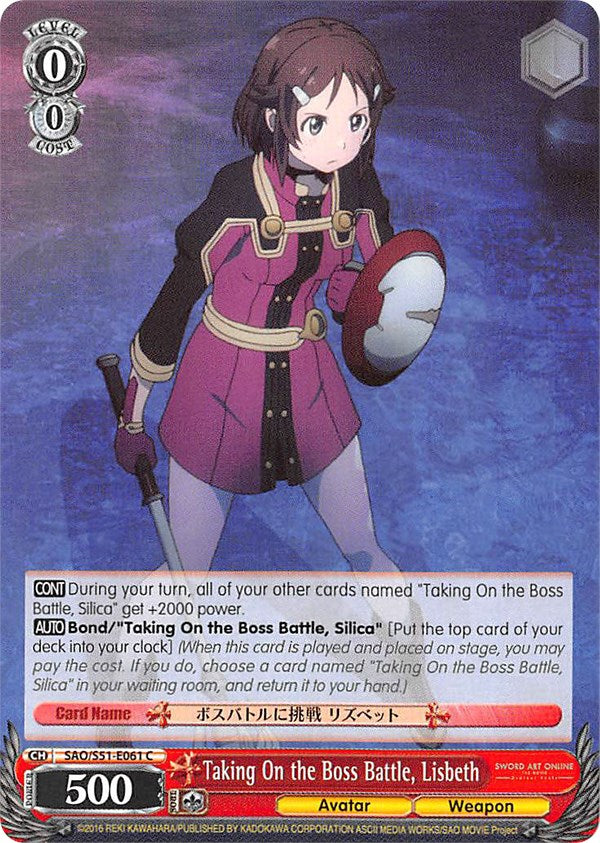 Image of Taking On the Boss Battle, Lisbeth (SAO/S51-E061 C) [Sword Art Online The Movie: -Ordinal Scale-]