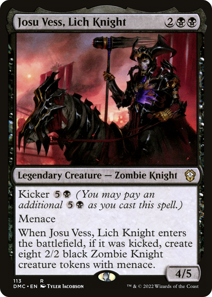Image of Josu Vess, Lich Knight [Dominaria United Commander]