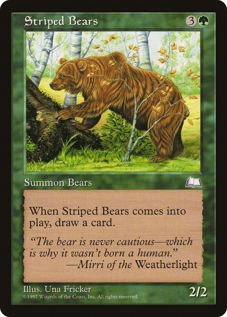 Image of Striped Bears [Weatherlight]