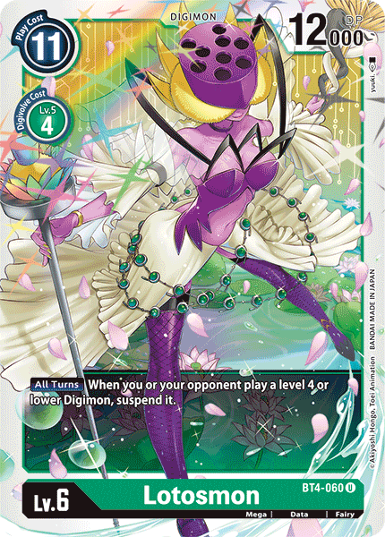 Image of Lotosmon [BT4-060] [Great Legend]