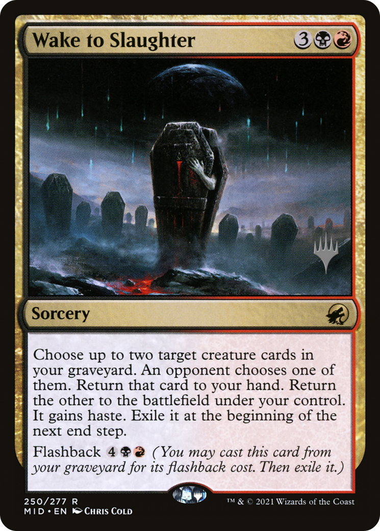 Image of Wake to Slaughter (Promo Pack) [Innistrad: Midnight Hunt Promos]