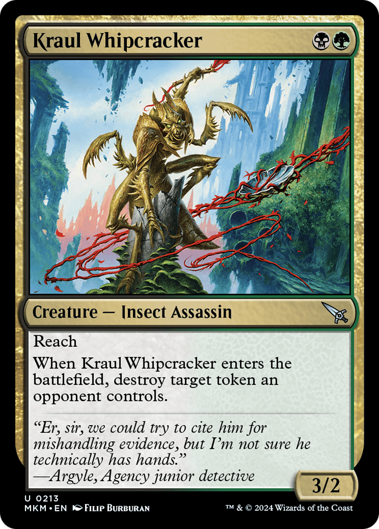 Image of Kraul Whipcracker (Red) [Murders at Karlov Manor]