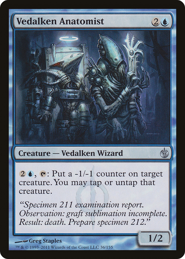 Image of Vedalken Anatomist [Mirrodin Besieged]