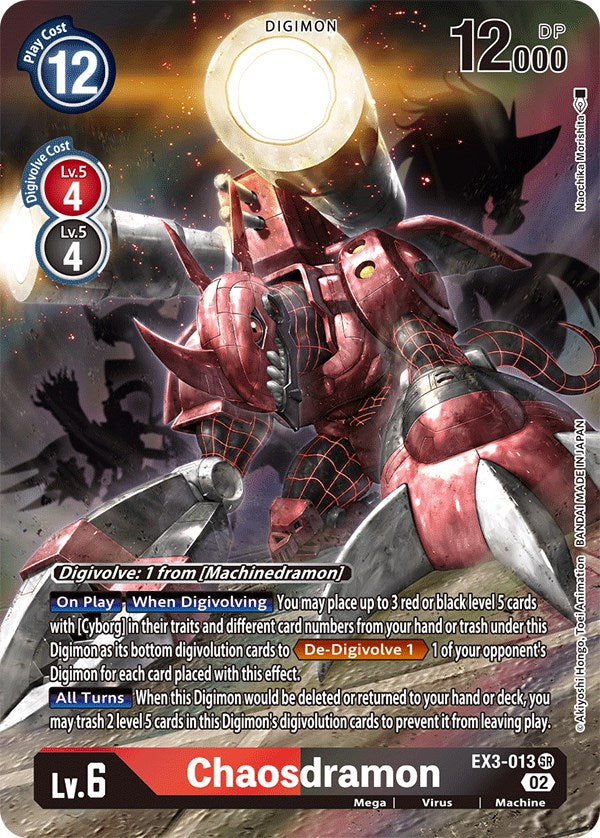 Image of Chaosdramon [EX3-013] (Alternate Art) [Draconic Roar]