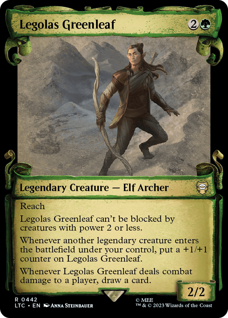 Image of Legolas Greenleaf [The Lord of the Rings: Tales of Middle-Earth Commander Showcase Scrolls]