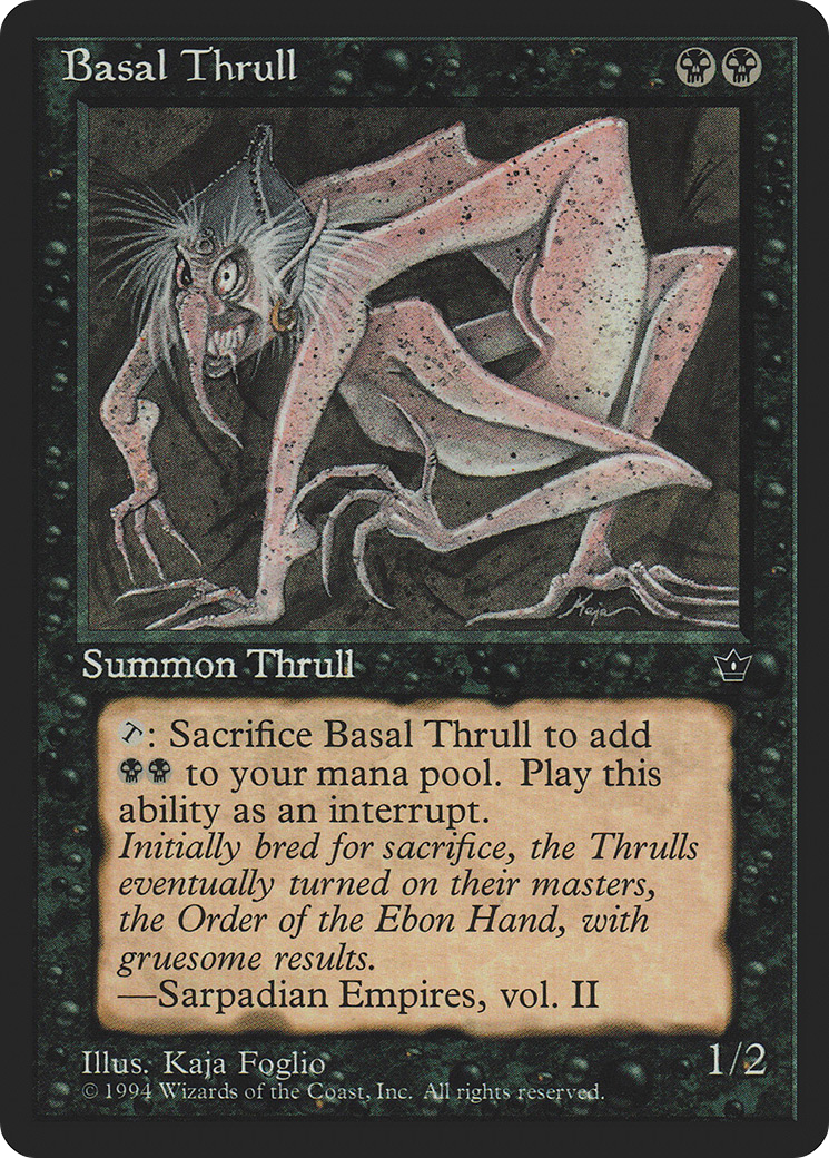 Image of Basal Thrull (Kaja Foglio) [Fallen Empires]