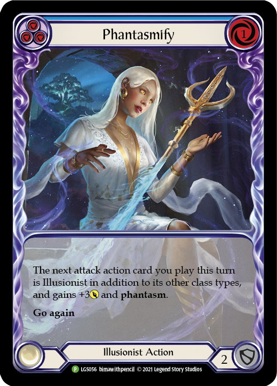 Image of Phantasmify (Blue) [LGS056] (Promo)  Rainbow Foil
