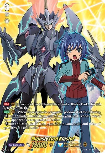 Image of Majesty Lord Blaster (D-BT05/10thSP03EN) [Triumphant Return of the Brave Heroes]